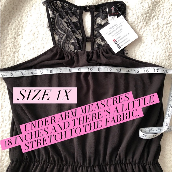 ❗️❗️❗️ELEGANT BLACK LACE DRESS🖤 - Picture 3 of 3